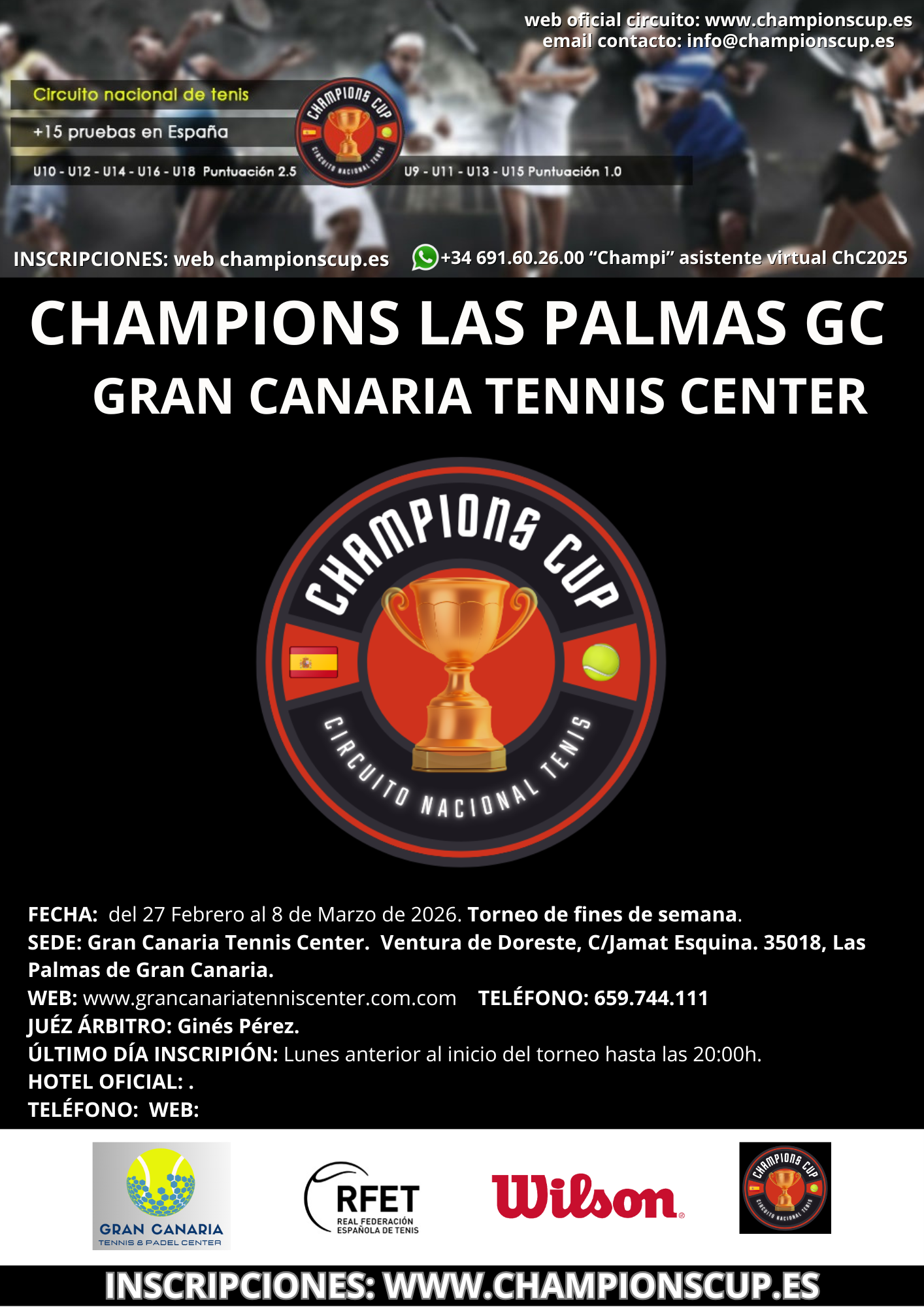 CHAMPIONS CUP LAS PALMAS GRAN CANARIA